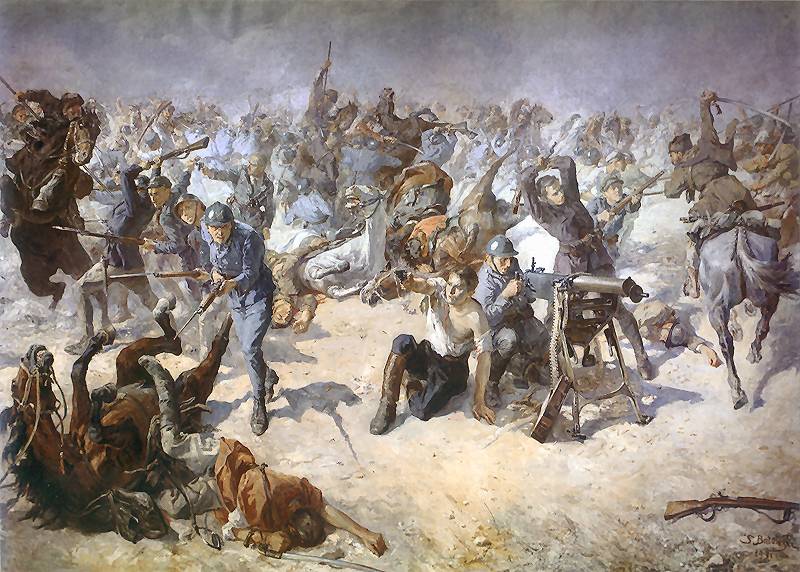 Polskie Termopile! Bitwa pod Zadworzem. Obraz z Pinakoteki Zascianka